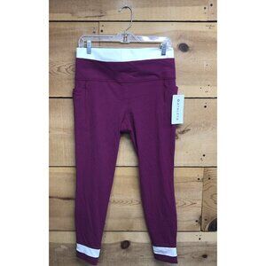 NWT Athleta Salutation Stash Double Up Tight Leggings Womens Size Large Pink